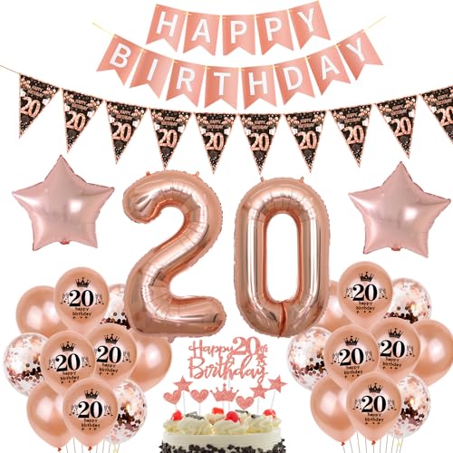 Schwarz Roségold Luftballon 20. Geburtstag Dekoration Roségold Tortendeko 20. Geburtstag Frauen Geburtstagsdeko 20 Jahre Mädchen Frau Roségold Folienballon 20 deko 20. Geburtstag Frauen Ballon Schwarz Roségold Luftballon 20. Geburtstag Dekoration Roségold Tortendeko 20. Geburtstag Frauen Geburtstagsdeko 20 Jahre Mädchen Frau Roségold Folienballon 20 deko 20. Geburtstag Frauen Ballon von Hopewey