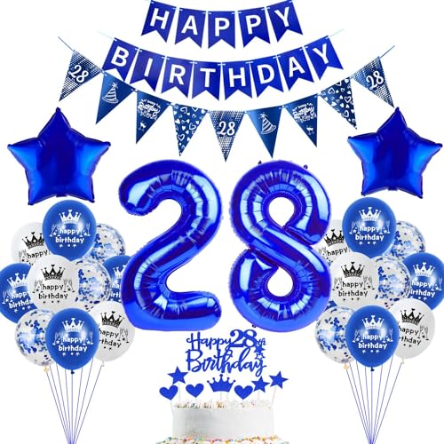 deko 28. Geburtstag Dekoration,Dunkelblau Tortendeko Geburtstag 28 Jahre mann Party Deko 28 Geburtstag frauen mann,luftballons 28. Geburtstag mann frau,blau Geburtstagsdeko 28 Jahre Männer ballon deko 28. Geburtstag Dekoration,Dunkelblau Tortendeko Geburtstag 28 Jahre mann Party Deko 28 Geburtstag frauen mann,luftballons 28. Geburtstag mann frau,blau Geburtstagsdeko 28 Jahre Männer ballon von Hopewey