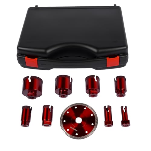 8-Piece Diamant Bohrkronen Set Premium Fliesenbohrer Diamantscheibe 20-68mm M14 Hopzty von Hopzty