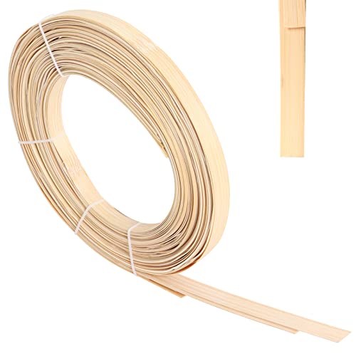 Bambusstreifen zum Weben, 1,5 cm breite Streifen zum Basteln, 3 m lang, glatte Oberfläche, flache Gurtband, Webstreifen (7 Stück in einem Bündel) von Hoqqf