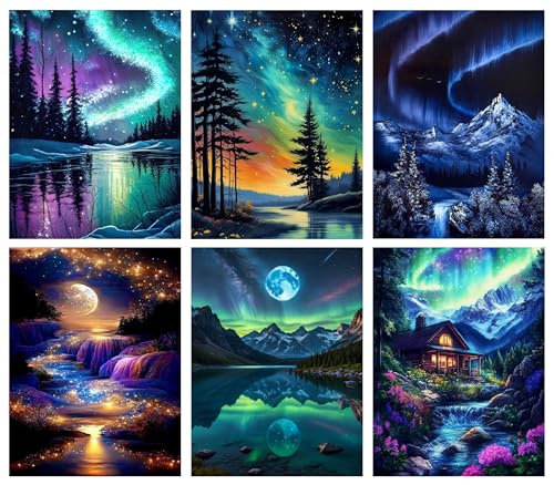 Diamond Painting Diamant Bilder Erwachsene 5d Landschaft Full Voll 30x40 6er Set Daiments Diy Malerei Strass Diamontpating Dimontpainting Komplett Anfänger Art Stickerei Natur Zubehör Geschenke Diamond Painting Diamant Bilder Erwachsene 5d Landschaft Full Voll 30x40 6er Set Daiments Diy Malerei Strass Diamontpating Dimontpainting Komplett Anfänger Art Stickerei Natur Zubehör Geschenke von Hoqque