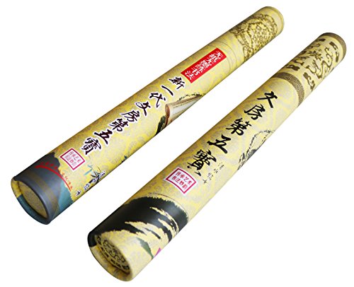 HorBous wiederverwendbare recycelbare chinesische Kalligraphie Pinsel Wasser Schreiben Magic Tuch mit Roll + 1 Pinsel Pen Set zufällige Farbe von HorBous