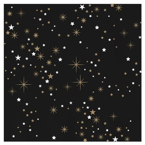 MAXI Products - 30 Servietten doppellagig zum Jahresende - 25 x 25 cm - doppellagige Servietten - Tischdekoration Silvester - Einweggeschirr zum Jahresende - Frohes neues Jahr - einfache Montage MAXI Products - 30 Servietten doppellagig zum Jahresende - 25 x 25 cm - doppellagige Servietten - Tischdekoration Silvester - Einweggeschirr zum Jahresende - Frohes neues Jahr - einfache Montage von Horeca Collection