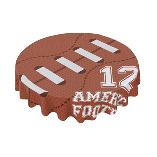 Horienteeon American Football Runde Tischdecke Fleckenresistenz Polyester Fußball Thema Party Tischdecke Touchdown Tischdecke für Geburtstagsparty Fußball Party Spiele Dekoration 152 cm Horienteeon American Football Runde Tischdecke Fleckenresistenz Polyester Fußball Thema Party Tischdecke Touchdown Tischdecke für Geburtstagsparty Fußball Party Spiele Dekoration 152 cm von Horienteeon