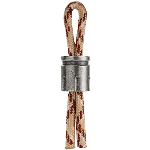 HorixGear Paracord Perlen, Drachenmesser Perlen und Charms, EDC Zubehör für Messer Lanyard, Zipper Pull, Schlüsselanhänger Anhänger, Armband Halskette (white) von HorixGear