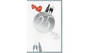 HORN 711094 Hochzeitskarte - Silberhochzeit - Folienmotive HORN 711094 Hochzeitskarte - Silberhochzeit - Folienmotive von Horn