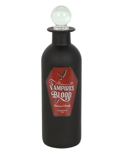 Horror-Shop Dekorative Vampirblut Glas Giftflasche als Deko 19cm Horror-Shop Dekorative Vampirblut Glas Giftflasche als Deko 19cm von Horror-Shop