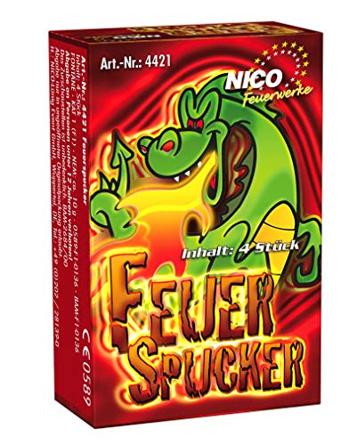 Horror-Shop Feuerspucker 4er-Packung Horror-Shop Feuerspucker 4er-Packung von Horror-Shop