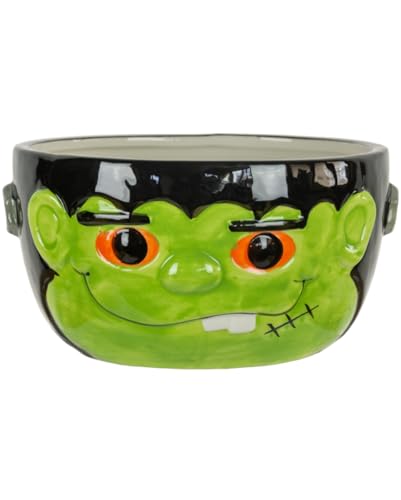 Horror-Shop Frankenstein Schüssel für Trick or Treat 16cm von Horror-Shop