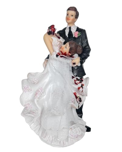 Horror-Shop Hochzeitspaar mit geköpfter Braut Tortenfigur 17cm Horror-Shop Hochzeitspaar mit geköpfter Braut Tortenfigur 17cm von Horror-Shop