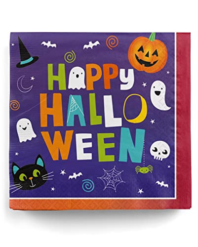 Horror-Shop Kinderfreundliche Halloween Sevietten 16 Stück Horror-Shop Kinderfreundliche Halloween Sevietten 16 Stück von Horror-Shop