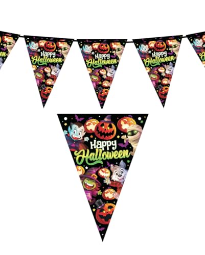 Horror-Shop Kleine Monster Halloween Girlande Horror-Shop Kleine Monster Halloween Girlande von Horror-Shop