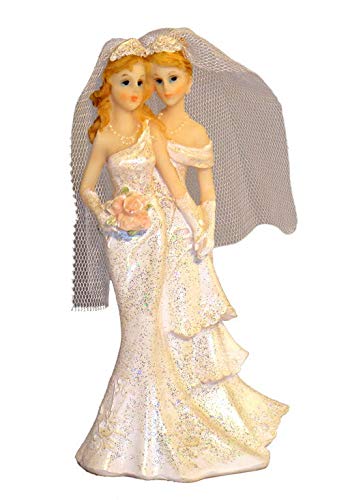 Horror-Shop Lesbisches Hochzeitspaar aus Polyresin 16,5 cm von Horror-Shop