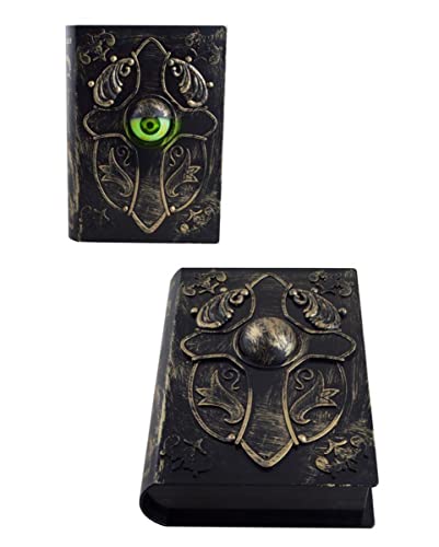 Horror-Shop Magisches Buch mit beweglichem Auge, Sound & Licht 22 cm von Horror-Shop