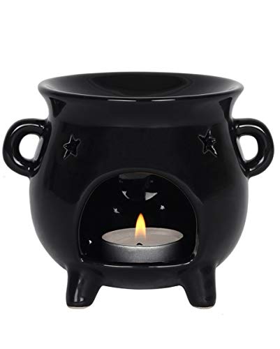 Horror-Shop Schwarze Hexenkessel Teelicht Lampe für Duftöl Horror-Shop Schwarze Hexenkessel Teelicht Lampe für Duftöl von Horror-Shop