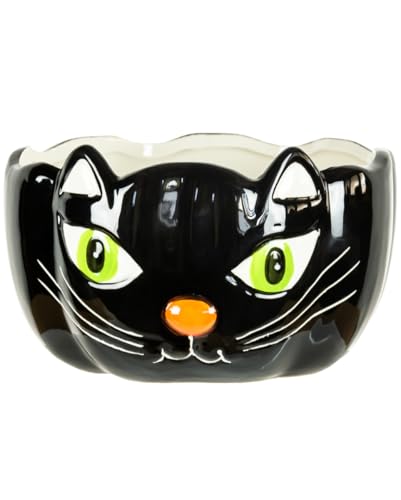 Horror-Shop Schwarze Katze Schüssel für Dein Trick or Treat 16cm von Horror-Shop