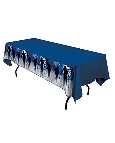 Horror-Shop Zombie Party Tischdecke Blau als Deko für Halloween & Motto Parties Horror-Shop Zombie Party Tischdecke Blau als Deko für Halloween & Motto Parties von Horror-Shop
