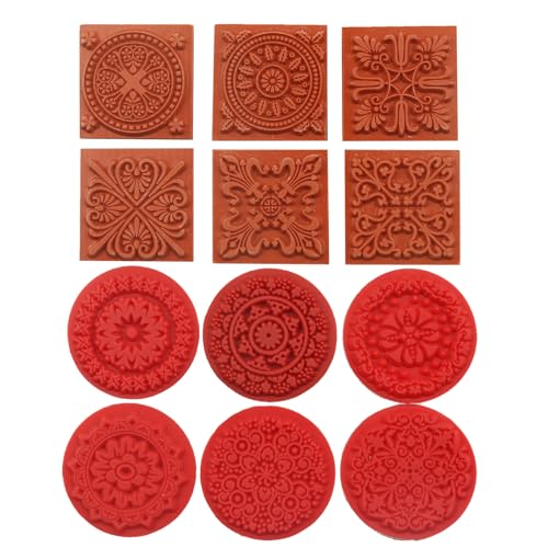 12 Stück Basteln Stempel Holz, Vintage Verschiedenen Blumenmuster Stempel, Für Stempel, DIY-Scrapbooks, Fotoalben und Einladungskarten 12 Stück Basteln Stempel Holz, Vintage Verschiedenen Blumenmuster Stempel, Für Stempel, DIY-Scrapbooks, Fotoalben und Einladungskarten von Hoshisea