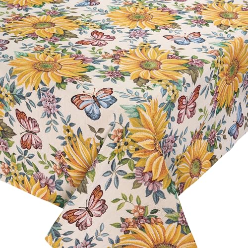 Hossner Tischdecke Gobelin Sonnenblumen 130x170 Gobelintischdecke Decke Gelb Unterdecke Sommer Herbst Gewebt Waschbar Hossner Tischdecke Gobelin Sonnenblumen 130x170 Gobelintischdecke Decke Gelb Unterdecke Sommer Herbst Gewebt Waschbar von Hossner
