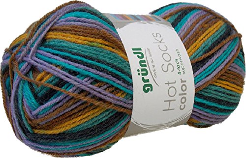 Hot Socks color Gründl Farbe 409 Sockenwolle Strumpfwolle Wolle zum Socken Stricken Hot Socks color Gründl Farbe 409 Sockenwolle Strumpfwolle Wolle zum Socken Stricken von Hot Socks color