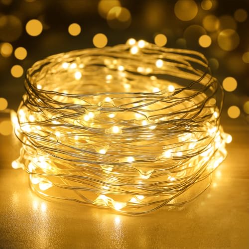 120 LEDs Lichterkette USB 12 Meter Silbernedraht Kupferdraht Lichterkette für Party, Garten, Hochzeit, Innen Außen 120 LEDs Lichterkette USB 12 Meter Silbernedraht Kupferdraht Lichterkette für Party, Garten, Hochzeit, Innen Außen von Hoteril