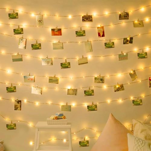 Fotoclips Lichterkette, Lichterkette Klammern 12M 120 LEDs Fotoclips Bilder Batteriebetrieben mit 60 Klammern für Fotos Wand Weihnachten Hochzeiten Party Bilder Aufhängen Fotoclips Lichterkette, Lichterkette Klammern 12M 120 LEDs Fotoclips Bilder Batteriebetrieben mit 60 Klammern für Fotos Wand Weihnachten Hochzeiten Party Bilder Aufhängen von Hoteril