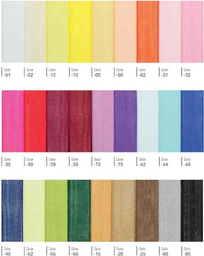 Hotex Chiffonband, 10 mm x 10 m, creme 4025492487845 von Hotex