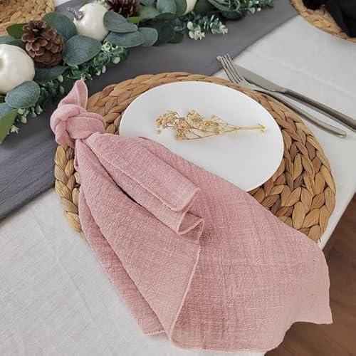 20 Stück Servietten Baumwollgaze 41 cm Serviette Musselin Geschirrtücher Abendessen Retro Seihtuch Hochzeit Rustikale Tischdekoration 16 Zoll 20 Stück Servietten Baumwollgaze 41 cm Serviette Musselin Geschirrtücher Abendessen Retro Seihtuch Hochzeit Rustikale Tischdekoration 16 Zoll von Hotgreenpepper