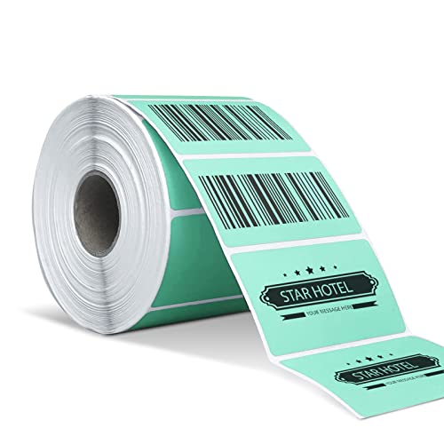 Hotlabel 2,25 x 1,25 Thermo-Etiketten, Barcode-Drucker-Etiketten, BPA- und BPS-freie grüne Etiketten für Thermodrucker, Porto-Barcode-Versand, Desktop-Drucker-Aufkleber, 1 Rolle, 800 Etiketten Hotlabel 2,25 x 1,25 Thermo-Etiketten, Barcode-Drucker-Etiketten, BPA- und BPS-freie grüne Etiketten für Thermodrucker, Porto-Barcode-Versand, Desktop-Drucker-Aufkleber, 1 Rolle, 800 Etiketten von Hotlabel