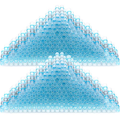150 Stück Löten Dichtung Draht Verbinder Heißschrumpfen Stoßverbinder Wasserdichte Isolierte Elektrische Stoß Spleiß Draht Klemmen (Blau, 16-14 AWG) von Hotop