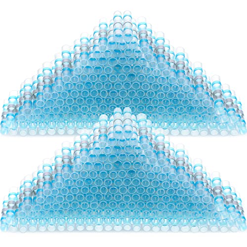 Hotop 150 Stück Löten Dichtung Draht Verbinder Heißschrumpfen Stoßverbinder Wasserdichte Isolierte Elektrische Stoß Spleiß Draht Klemmen (Blau, 16-14 AWG) von Hotop