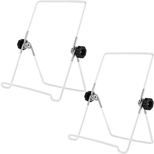 3 Packungen Staffelei Bilderrahmen Ständer Verstellbarer Faltbarer Tablette Eisen Display Halter Ständer für Anzeige von Fotos, Tellern und Kochbüchern von Hotop