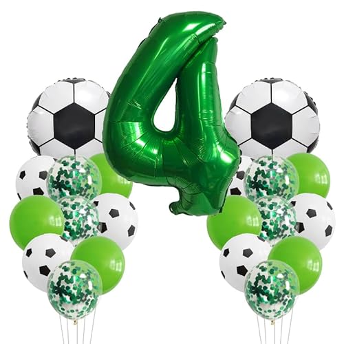 Houhounb 4 Jahr Kindergeburtstag Deko Großes Fußball Luftballon Geburtstag Dekorationen Zahl 4 Ballon Fussball FolienBallon Grüner Ballon für Kinder Fußball Themenfeier Party Geburtstagsdeko Houhounb 4 Jahr Kindergeburtstag Deko Großes Fußball Luftballon Geburtstag Dekorationen Zahl 4 Ballon Fussball FolienBallon Grüner Ballon für Kinder Fußball Themenfeier Party Geburtstagsdeko von Houhounb