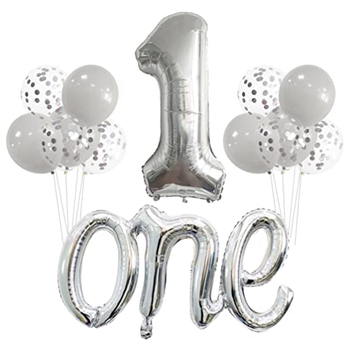 Houhounb 1. Geburtstag Dekoration Set 40 Zoll Nummer 1 Ballon Silber Große One Ballon Latexballon Luftballon für Deko Junge Mädchen Geburtstag First Birthday Dekorationen Houhounb 1. Geburtstag Dekoration Set 40 Zoll Nummer 1 Ballon Silber Große One Ballon Latexballon Luftballon für Deko Junge Mädchen Geburtstag First Birthday Dekorationen von Houhounb