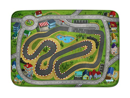 House Of Kids Ultrasoft Spielteppich - Speedway Racing City von House Of Kids
