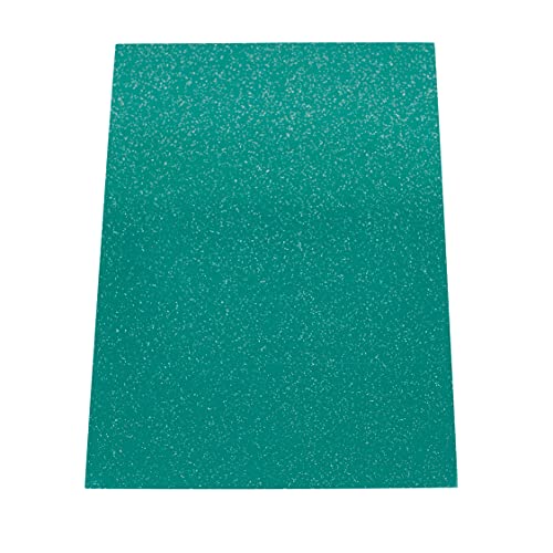 House of Card & Paper Green Glitter Karton, A4, 240 g/m², 20 Blatt von House of Card & Paper