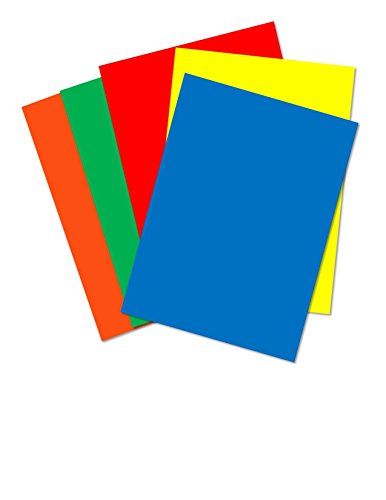 House of Card & Paper Karton 220 g/m² A4 (Pack of 250 Sheets) Verschiedene Farben (Brights) von House of Card & Paper