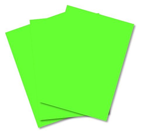 House of Card & Paper Tonpapier, A4, 80 g/m², farbig Lime Green (Pack of 50 Sheets) von House of Card & Paper