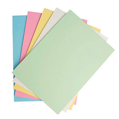 House of Karte & Papier A2 220 gsm Pastellfarben Karte – sortiert (50 Stück Blatt) von House of Card & Paper