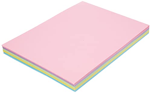 House of Karte & Papier GSM Tonpapier Assorted Pastel Colours (Pack of 100 Sheets) von House of Card & Paper