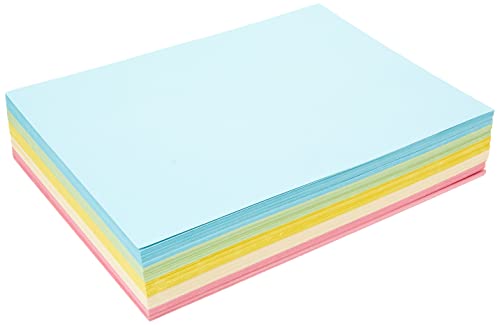 House of Karte & Papier GSM Tonpapier Assorted Pastel Colours (Pack of 250 Sheets) von House of Card & Paper