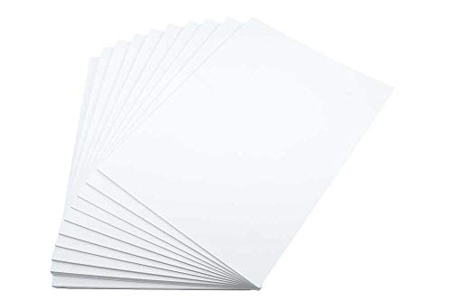House of Karte & Papier GSM Tonpapier White (Pack of 250 Sheets) von House of Card & Paper