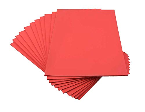 House of & Papier 220 gsm A4 Karte – Rot (25 Stück Blatt) von House of Card & Paper