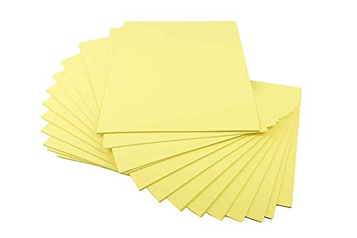 House of & Papier A4 160 gsm Karte – Gelb (100 Stück Blatt) von House of Card & Paper