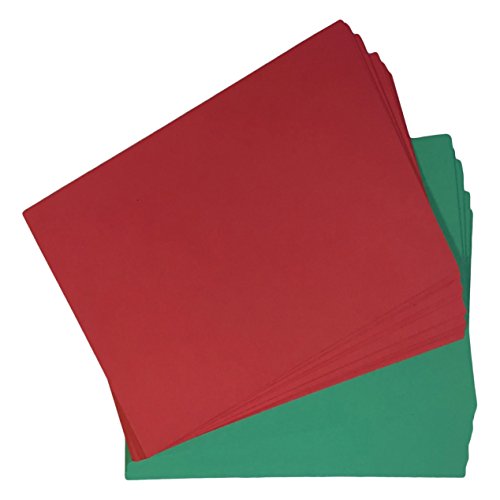 House of & Papier A5 Weihnachten Karte – Rot/Grün von House of Card & Paper