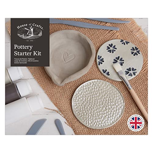 House of Crafts Air-Dry Modelliermasse, für Erwachsene und Kinder, mehrfarbig, perfektes Kunst- und Bastelgeschenk für jedes Handwerk House of Crafts Air-Dry Modelliermasse, für Erwachsene und Kinder, mehrfarbig, perfektes Kunst- und Bastelgeschenk für jedes Handwerk von House of Crafts