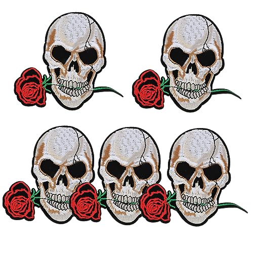 5Stücke Kleidung Patches DIY Applikationen für Nähprojekte Vielseitige Dekoration für Taschen und Bekleidung Hochwertige Stickerei von Housoutil