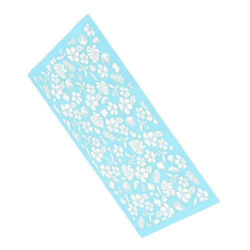 Housoutil 1 Blatt Polymer Clay Schablone Wiederverwendbare Siebdruck Vorlage für Diy Schmuckgestaltung Leicht Anzuwenden für Erwachsene Hochwertige Handwerksmaterialien von Housoutil