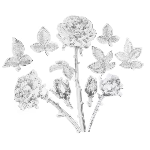Housoutil 1 Blatt Transparenter Stempel Herstellung Basteln Prägung Für Scrapbooking Blumenstempel Sammelalbum Stempeln Name Zarter Scrapbook-stempel Tagebuchstempel Kieselgel Weiß Housoutil 1 Blatt Transparenter Stempel Herstellung Basteln Prägung Für Scrapbooking Blumenstempel Sammelalbum Stempeln Name Zarter Scrapbook-stempel Tagebuchstempel Kieselgel Weiß von Housoutil