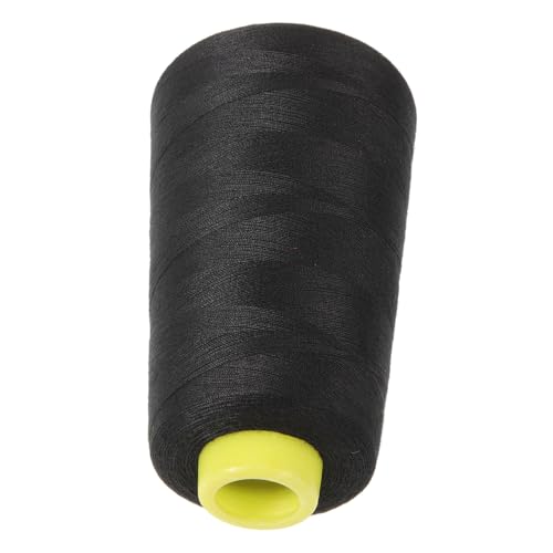 Housoutil 1 Draht nähen Schwarz Faden Naht Stich Fäden zum Nähen alle Polyester nähen Polster Maschinengewinde nähgarn sewing accessories Nähmaschine Polyesterdraht Black von Housoutil